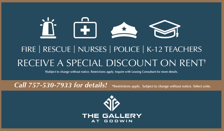 Special Discounts for Residents Who Serve Our Community